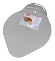 Tortenretter aus Edelstahl, 36 cm, mit Griff, Draufsicht