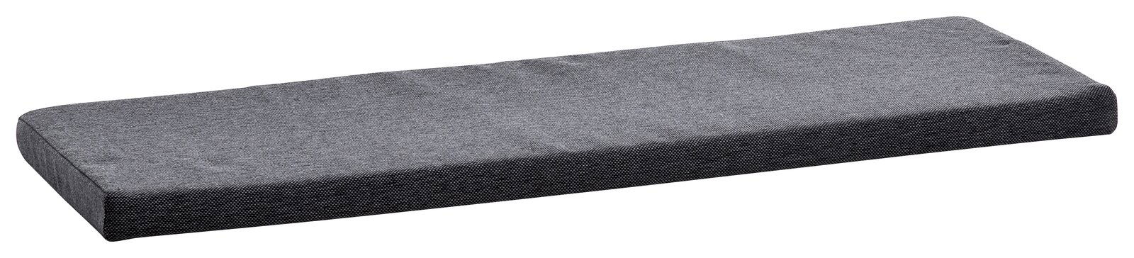 Voleo Sitzkissen MENARO Graues Sitzkissen in rechteckiger Form, seitliche Perspektive