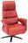 Roter Relaxsessel Welnova Relaxsessel 8102 SLIMLINE 2.0, seitliche Perspektive