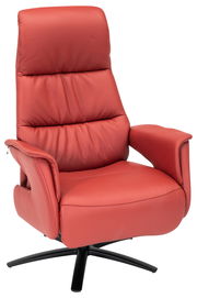 Roter Relaxsessel Welnova Relaxsessel 8102 SLIMLINE 2.0, seitliche Perspektive