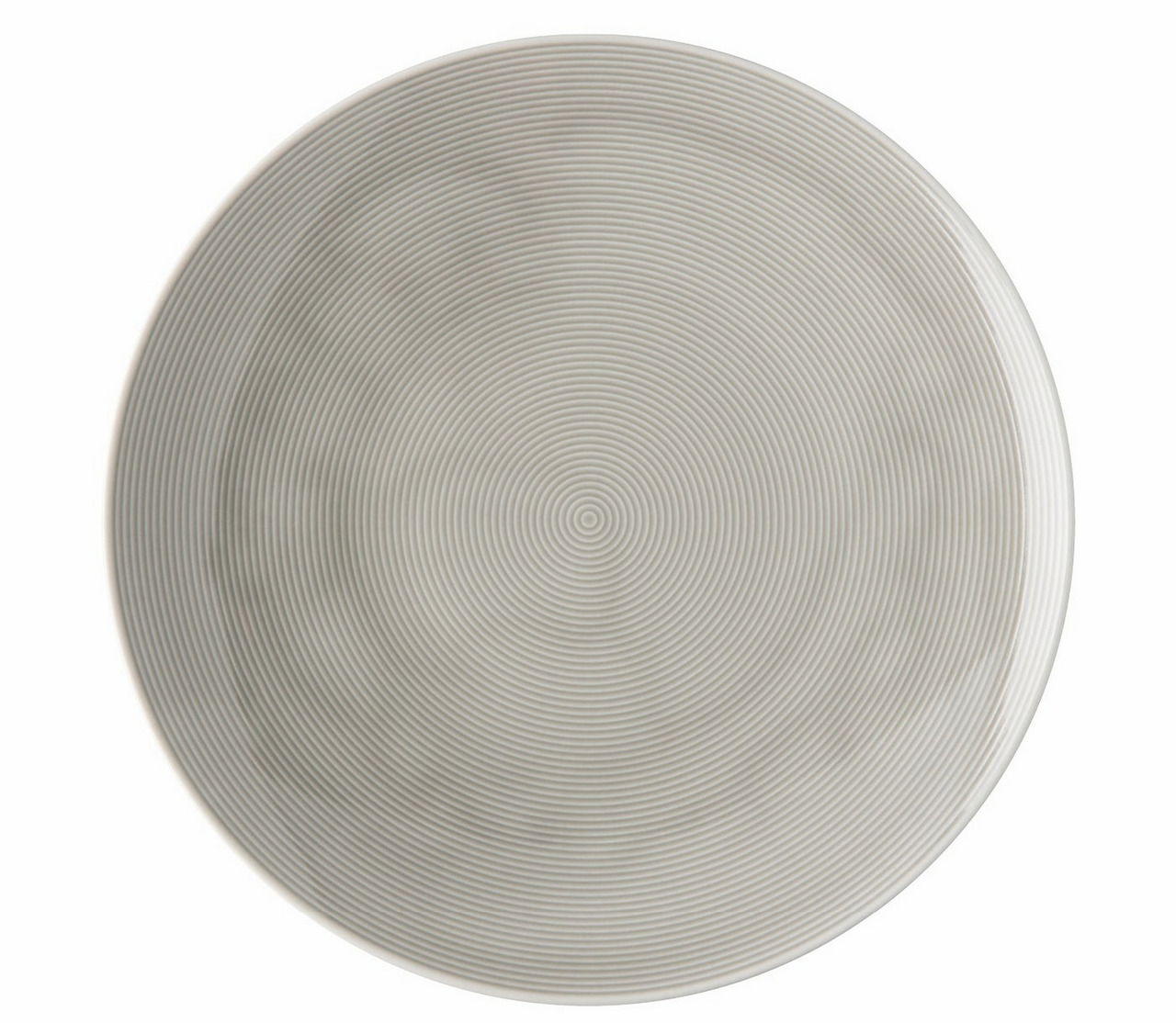 Thomas Speiseteller LOFT COLOUR Grauer Speiseteller mit feinem Linienmuster, Draufsicht