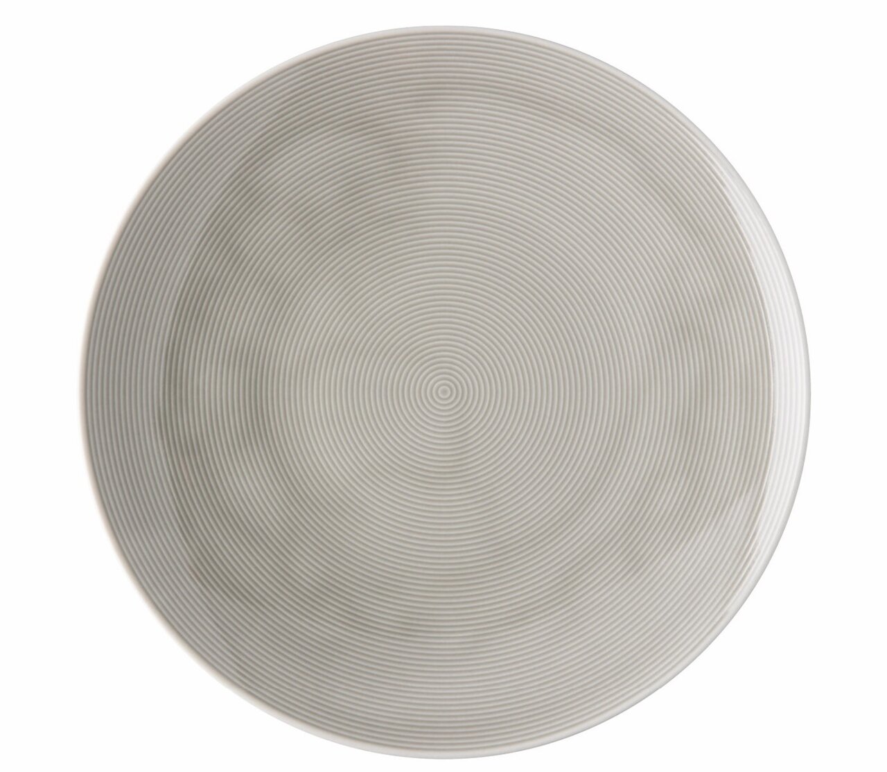 Thomas Speiseteller LOFT COLOUR Grauer Speiseteller mit feinem Linienmuster, Draufsicht