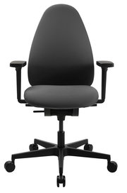 Ergonomischer Bürostuhl Topstar SOFT SITNESS ART G in schwarzer Farbe, Vorderansicht