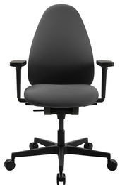 Ergonomischer Bürostuhl Topstar SOFT SITNESS ART G in schwarzer Farbe, Vorderansicht