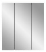 Spiegelschrank mit drei Türen, frontale Ansicht