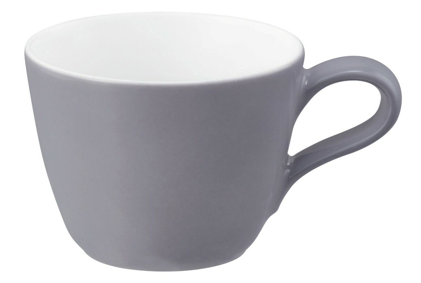 Seltmann Weiden Espressotasse FASHION Graue Espressotasse mit Henkel, seitliche Perspektive