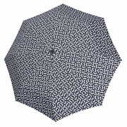 Regenschirm mit geometrischem Muster, Ansicht von oben