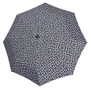 Regenschirm mit geometrischem Muster, Ansicht von oben