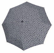 Regenschirm mit geometrischem Muster, Ansicht von oben