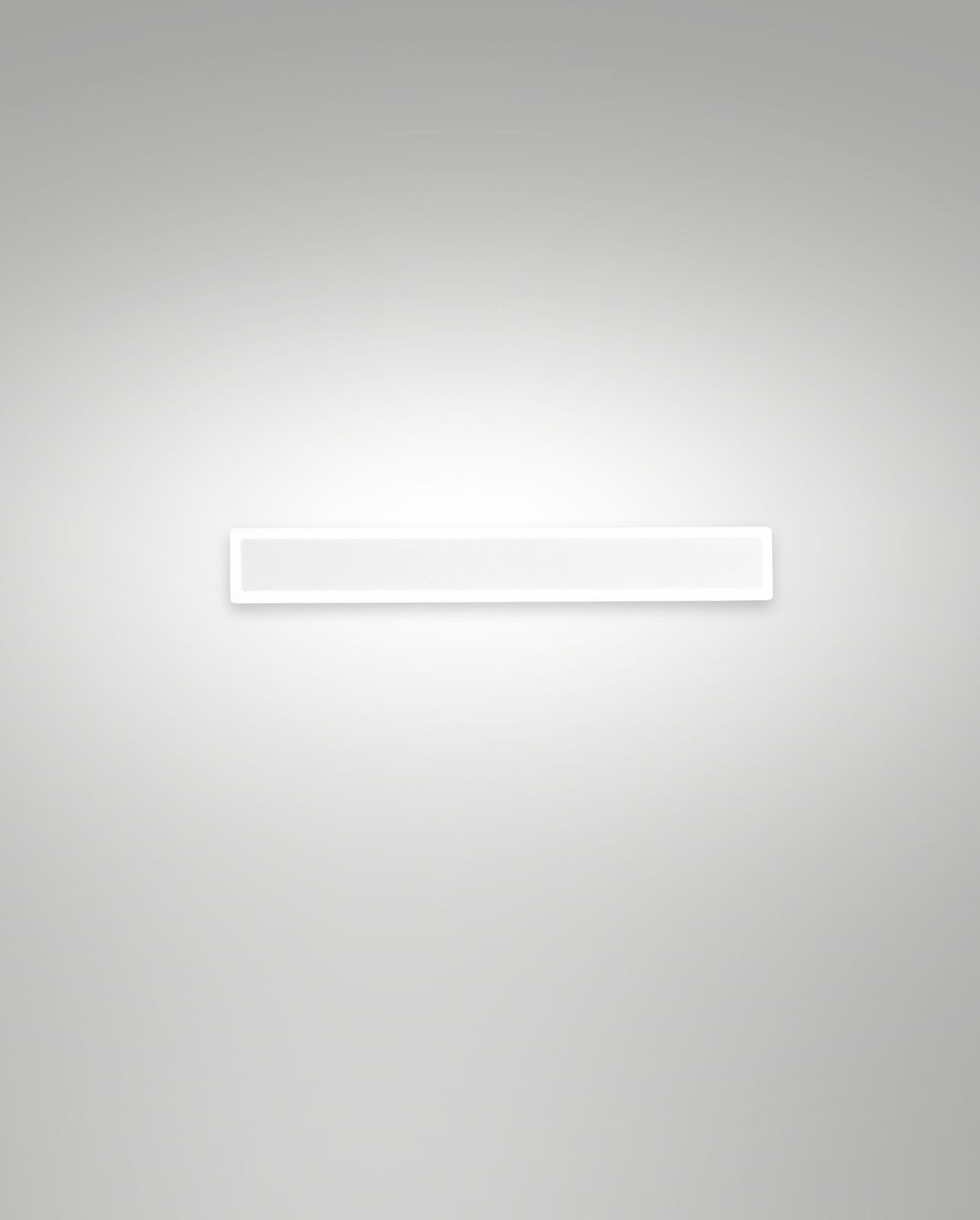 Moderne LED-Außenwandleuchte JASON von Fabas Luce, rechteckige Form, frontale Ansicht