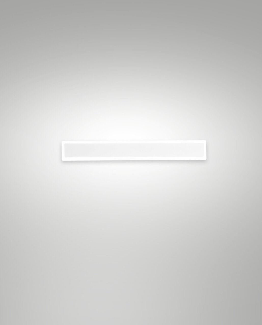 Moderne LED-Außenwandleuchte JASON von Fabas Luce, rechteckige Form, frontale Ansicht