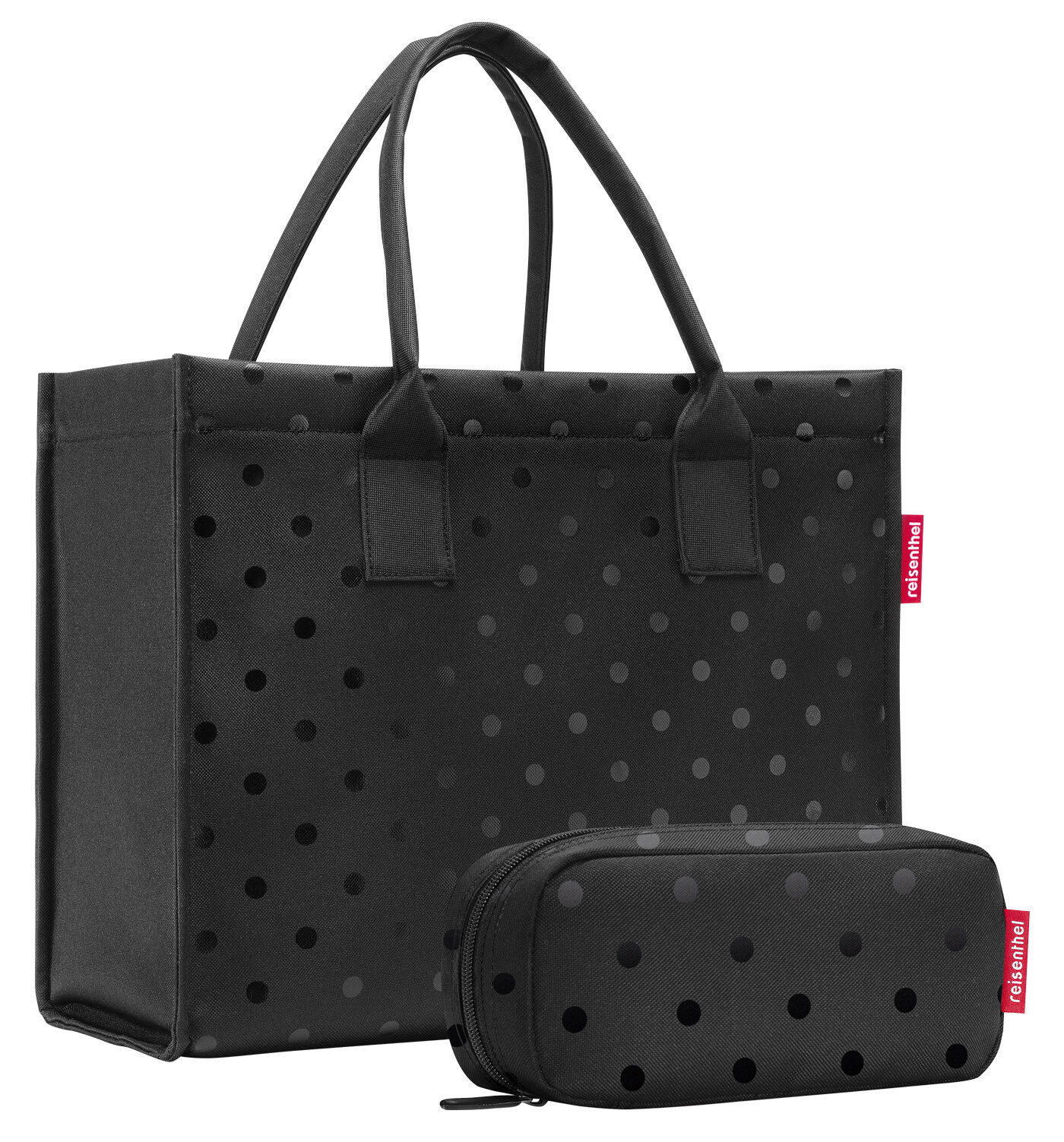 Reisenthel Daily Shopper Set Glossy DOTS BLACK 1426090