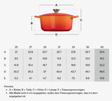 Ovaler Bräter 40cm in Schwarz, Seitenansicht mit Deckel und Griffen, ideal für große Mahlzeiten.