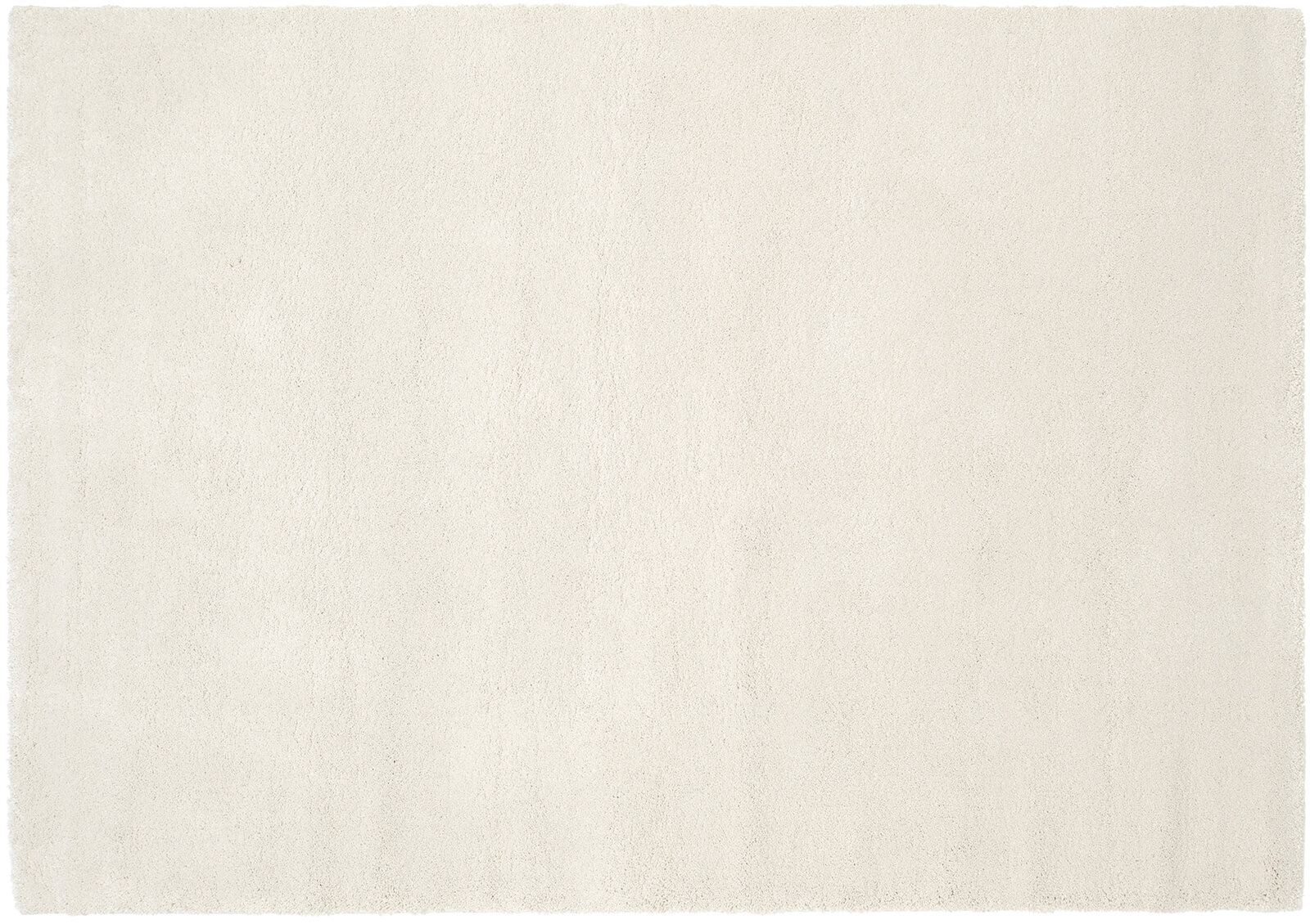 Heller Uni-Teppich in Draufsicht