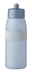 Blaue Sporttrinkflasche Ellipse mit grauem Band und Mepal-Logo, Frontalansicht