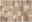 Wollteppich in verschiedenen Beige- und Brauntönen mit geometrischem Muster, Draufsicht