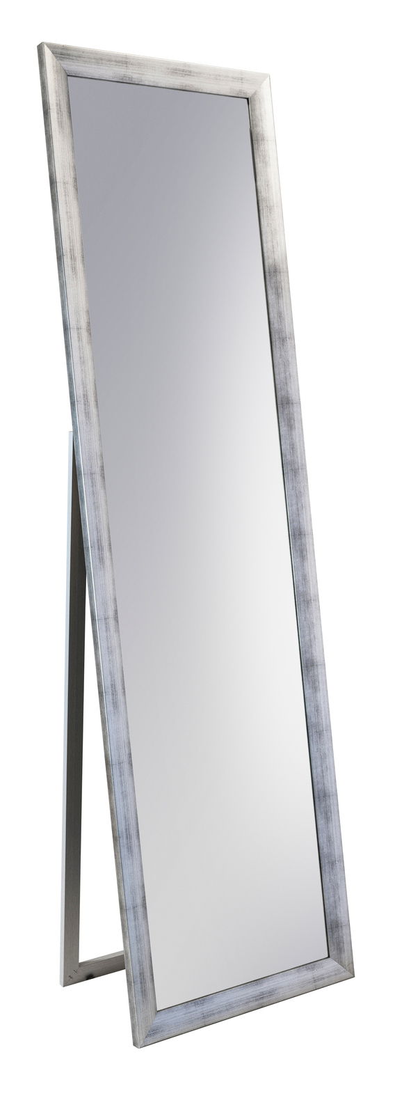 BOXXX Standspiegel ORSAY Standspiegel mit silbernem Rahmen, ca. 50x180 cm, seitliche Perspektive
