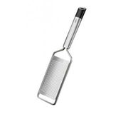 Feinreibe PRIMELINE, Mini aus Edelstahl mit ergonomischem Griff, seitliche Perspektive