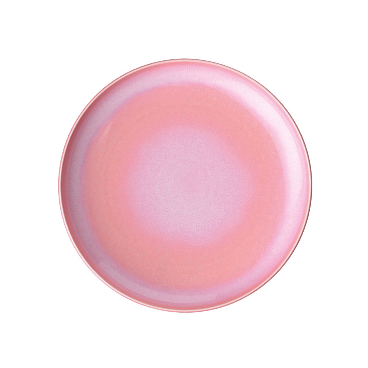 Like by Villeroy & Boch Frühstücksteller PERLEMOR CORAL Rosa Frühstücksteller aus Keramik, Draufsicht