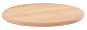 Rundes Holz-Drehkabinett mit einem Durchmesser von 36 cm, seitliche Perspektive