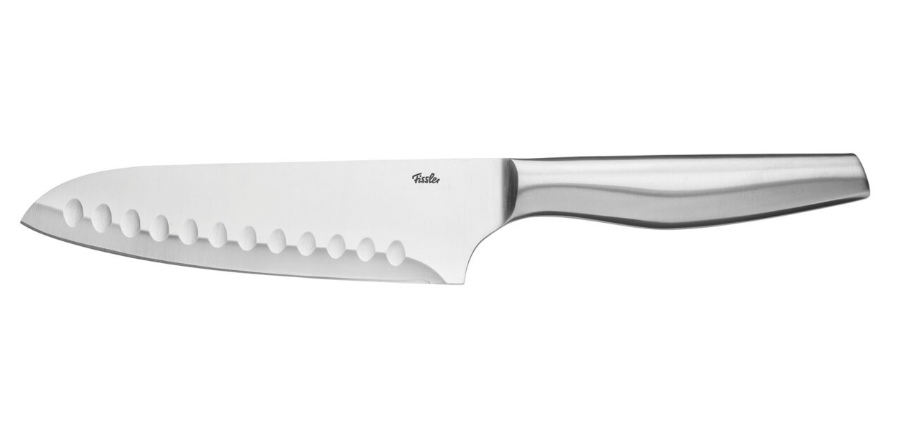 Santokumes met een lemmet van 16,5 cm, zijaanzicht