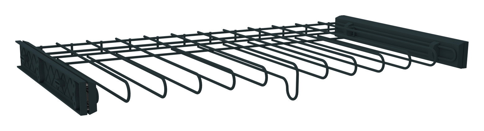 Hom´in Hosenauszug breit UNIT Breiter Hosenauszug aus Metall, seitliche Perspektive