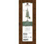 Künstlicher Weihnachtsbaum 'Snowy Alpbach Fir' von Everlands, 1,8 m hoch, mit Schnee bedeckt, aufrecht stehend in der Verpackung.