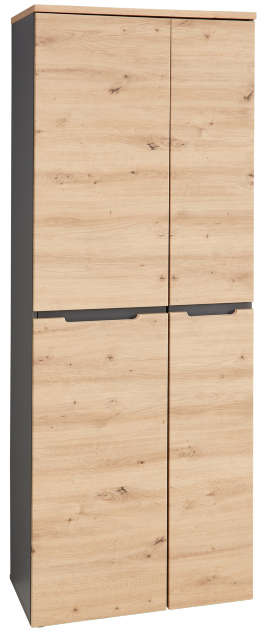 Aktenschrank Voleo DETROIT in Holzoptik, Frontalansicht