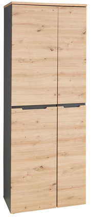 Aktenschrank Voleo DETROIT in Holzoptik, Frontalansicht