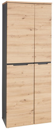 Aktenschrank Voleo DETROIT in Holzoptik, Frontalansicht