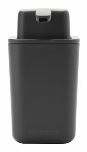 Schwarzer Brabantia Seifenspender SINKSIDE, Vorderansicht