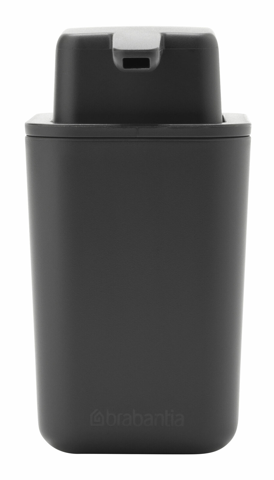 Schwarzer Brabantia Seifenspender SINKSIDE, Vorderansicht