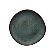 Frühstücksteller Lave 23,5 cm in Grau, Draufsicht