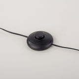 Schwarzer Fußschalter für Stehleuchte MINI RITUS, Draufsicht