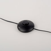 Schwarzer Fußschalter für Stehleuchte MINI RITUS, Draufsicht