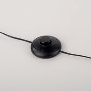 Zwarte voetschakelaar voor staande lamp MINI RITUS, bovenaanzicht