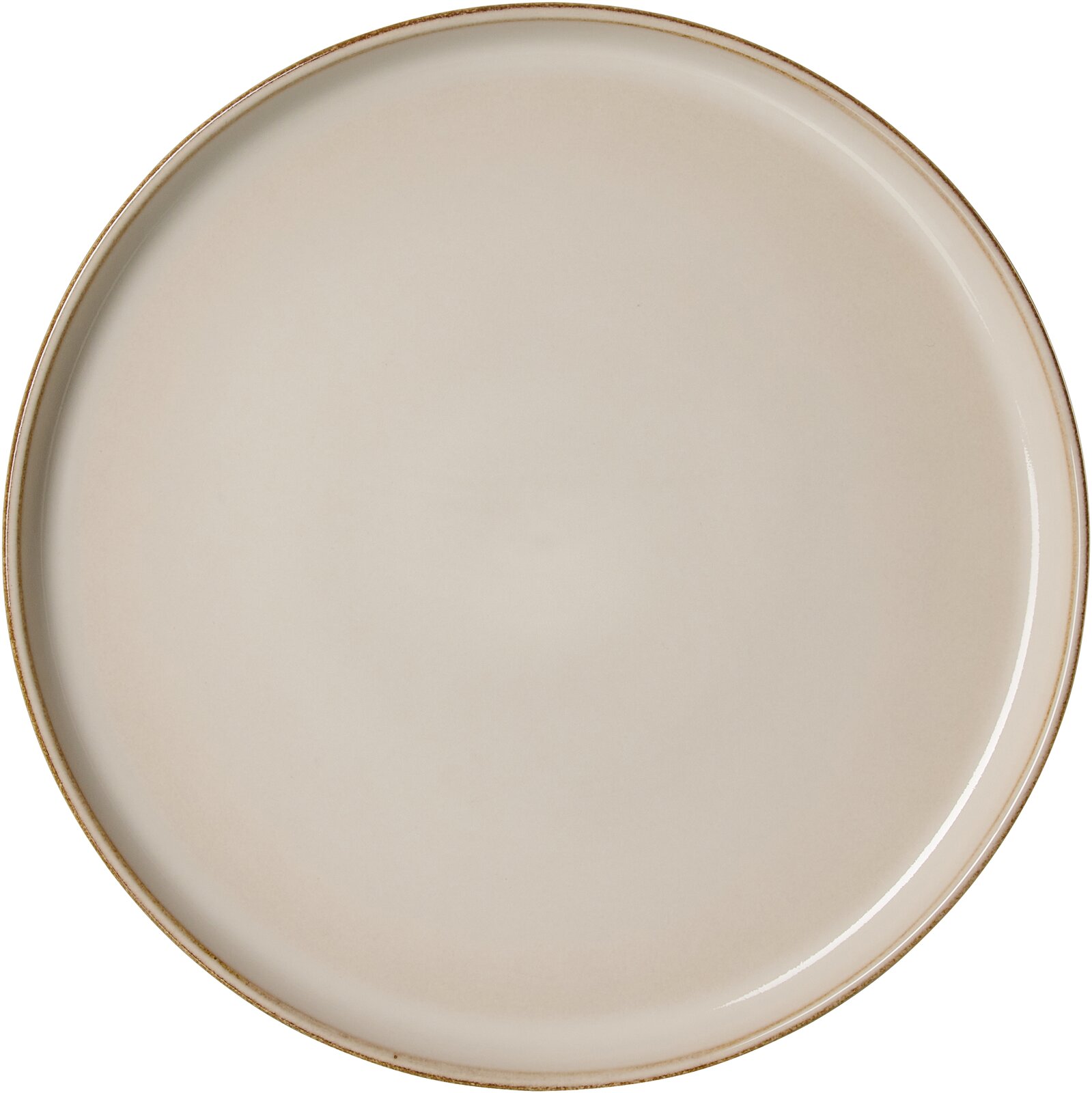 Ritzenhoff & Breker Speiseteller OLIVIA Speiseteller Olivia 26,5cm in Beige, Draufsicht