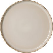 Speiseteller Olivia 26,5cm in Beige, Draufsicht