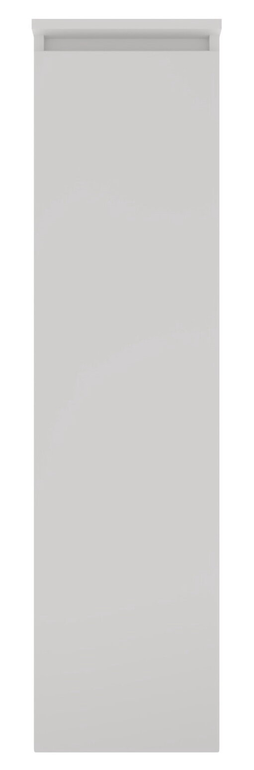 Novel Mittelschrank links NV.210 Frontansicht eines grauen Mittelschranks mit schlichtem Design