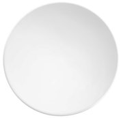 Weiße Schüssel, 15,5 cm, glamouröses Design, Draufsicht