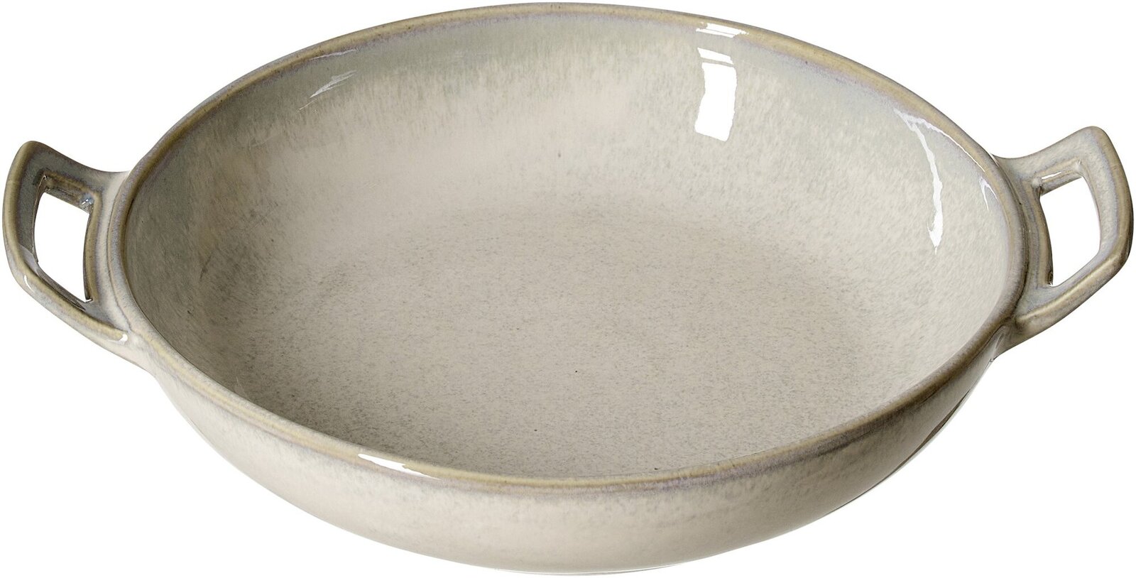 Ritzenhoff & Breker Auflaufform TROMS Runde Auflaufform Troms 18,5x15cm aus Keramik mit zwei Griffen, Ansicht von oben