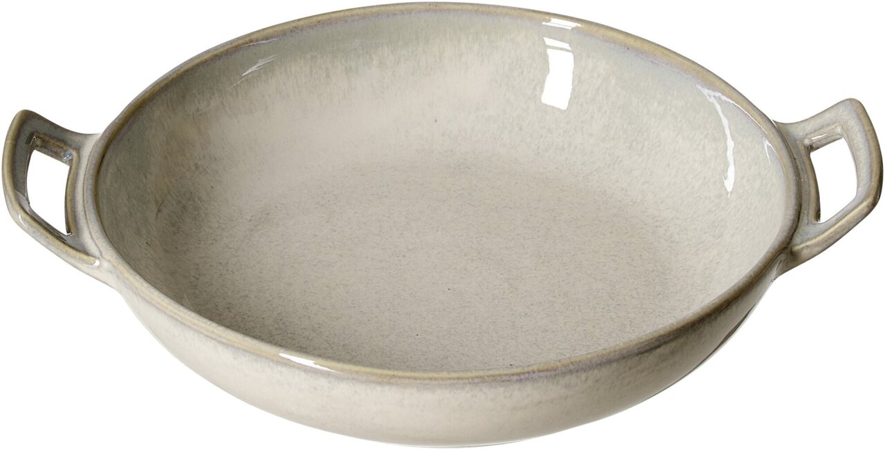 Ritzenhoff & Breker Auflaufform TROMS Runde Auflaufform Troms 18,5x15cm aus Keramik mit zwei Griffen, Ansicht von oben