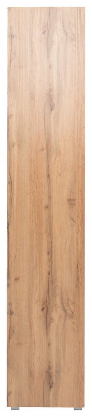 Holzplatte in Eichenoptik, frontal fotografiert, geeignet für Regale