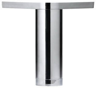 XORA Fuss-Set ATHEN Metallisches Tischbein in T-Form, frontal abgebildet