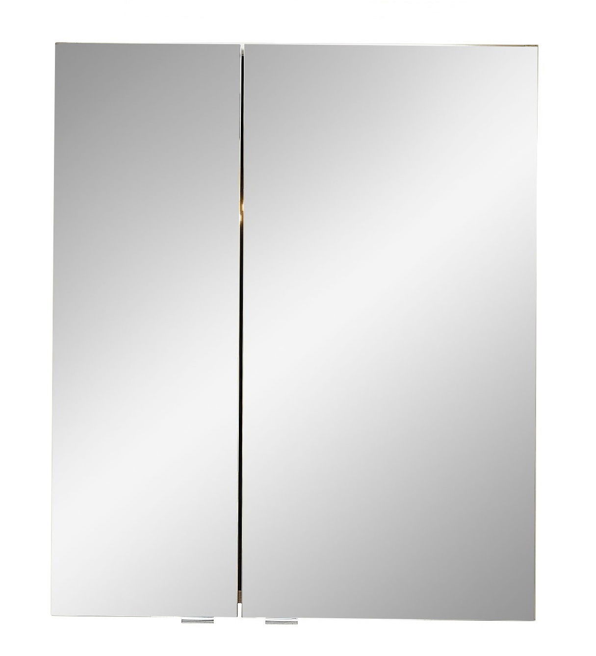 Sadena Spiegelschrank M-PLAN Moderner Spiegelschrank mit zwei Türen, Frontalansicht