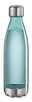 Cilio Trinkflasche ELEGANTE 700 ml aus Glas mit Edelstahlverschluss, seitliche Ansicht