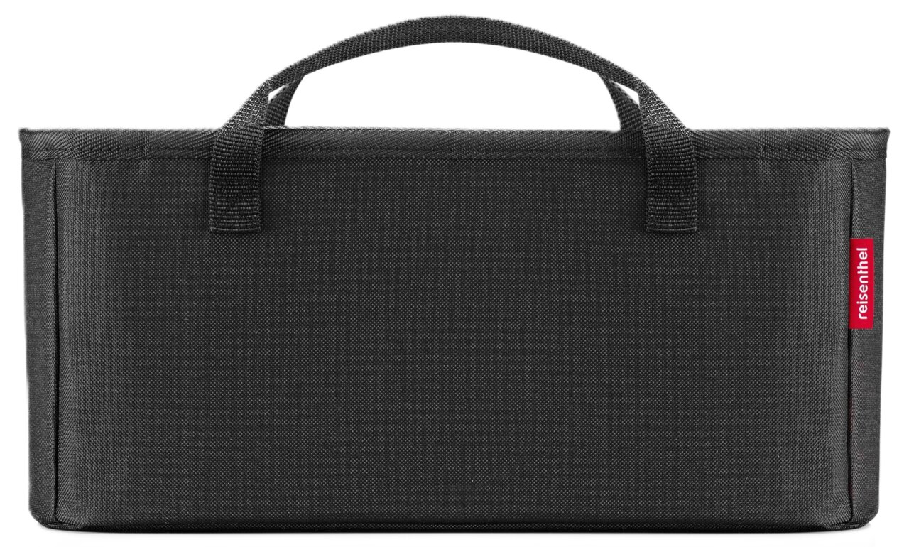 Schwarzer Organizer mit Tragegriff, Vorderansicht