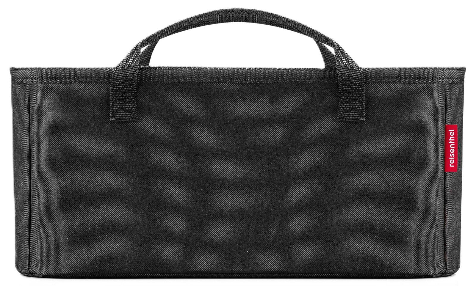 Schwarzer Organizer mit Tragegriff, Vorderansicht