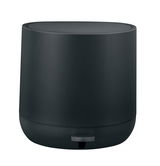 Schwarzer Treteimer Pomino, 4,5 Liter, Vorderansicht