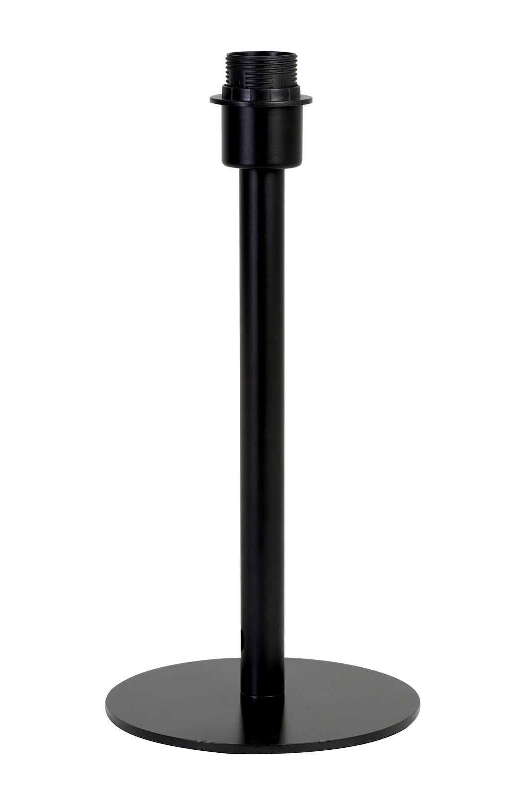 Light&Living Lampenfuß RODRIGO Schwarzer Lampenfuß aus Metall, frontal fotografiert